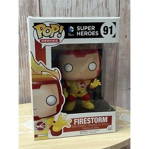 Funko Pop! Heroes: DC Comics Super Heroes - Firestorm 91 In Original Box